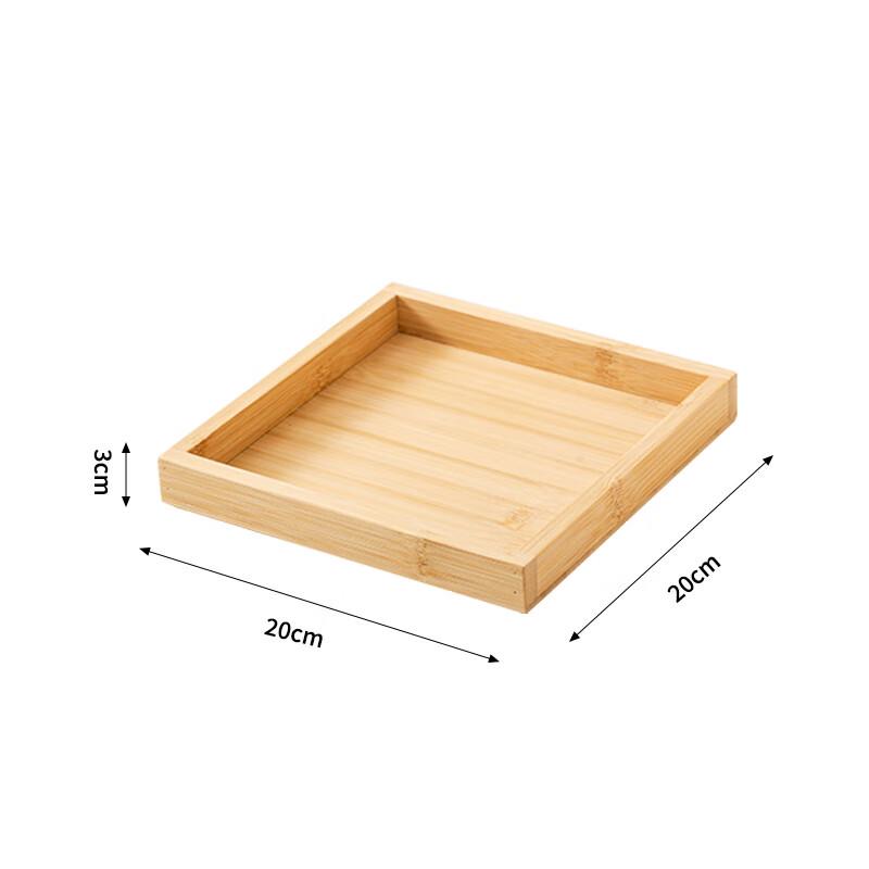 Wooden Rectangular Tea Tray