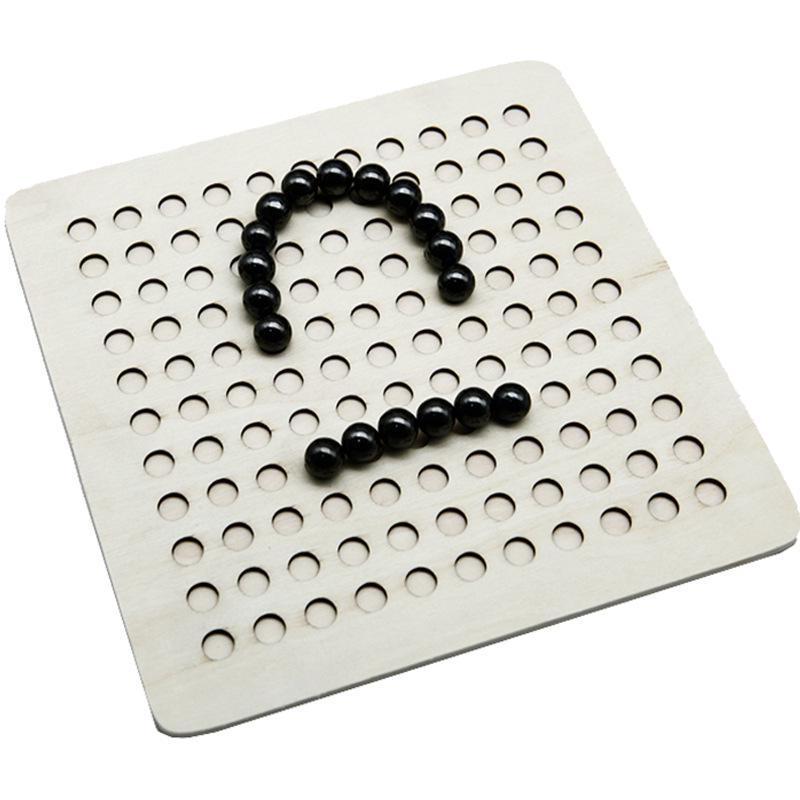 

Magnetic Parent-Child Chess Set: Solid Wood Interactive Game for Children