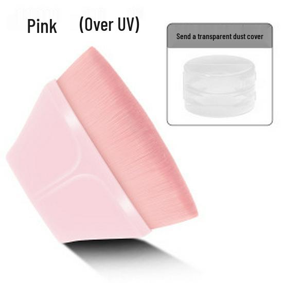 No. 55 Seamless Magic Foundation Brush with Cap - Perfect for Foundation and BB Cream, Non-Absorbing Design