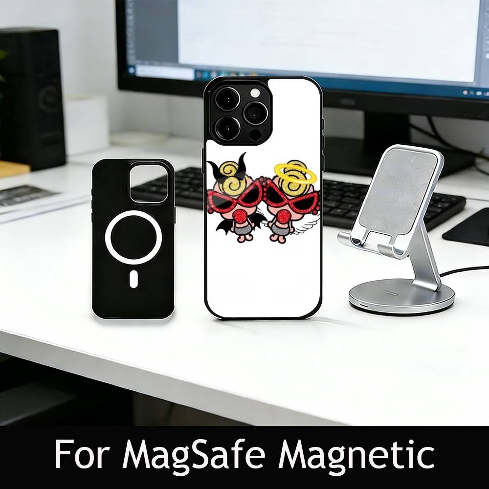 C-cute H-Hysteric M-Min Phone Case For iPhone17,16,15,14,13,12,11 Plus,Pro Magnetic with Magsafe Wireless Charging