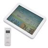 LCD Weather Forecast Indoor Outdoor Thermometer with RCC Receiving Function 100?240VUS Plug