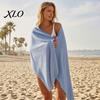 Foldable Outdoor Sports Towel Quick Dry Microfiber Beach Towel, Lightweight Sand Free Swim for Adults, Portable Essentials Absorbent Travel