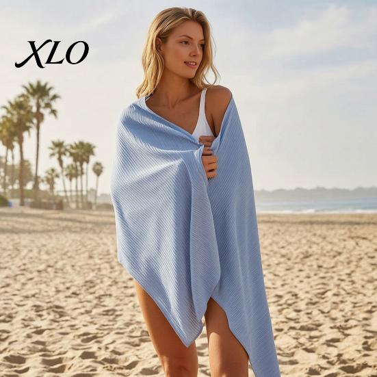 Foldable Outdoor Sports Towel Quick Dry Microfiber Beach Towel, Lightweight Sand Free Swim for Adults, Portable Essentials Absorbent Travel