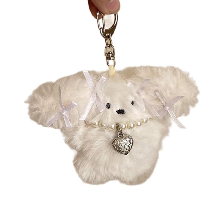 Lovely Plush Rabbit Keychain Pendant Backpack Decoration Rabbit Charm Jewelry 1