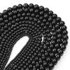 1 Strand 4/6/8/10/12mm Natural Black Hematite Stone Beads Magnetic Round Loose Beads For Jewelry Making DIY Bracelet Necklace