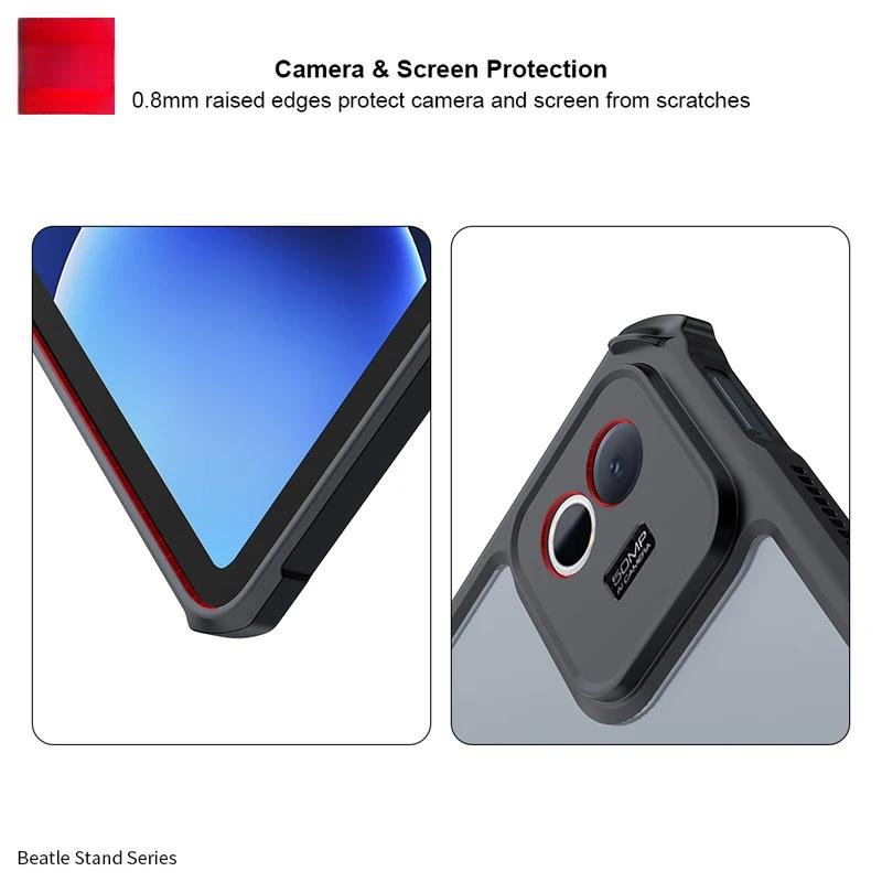Case For Xiaomi Pad 5 6 7 Ultra 8 Pro Redmi Pad SE Pad 2 Pro Mi Pad 6S Pro 12.4" Tablet Cover Airbag Shockproof Invisible Magnetic Bracket Holder