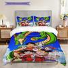 1PC Dragon Ball Pattern Bedding Quilt Set Quilt Cover Pillowcase Home Decoration Birthday Gift (1 * Duvet Cover + 2 * Pillowcase, Without Core)