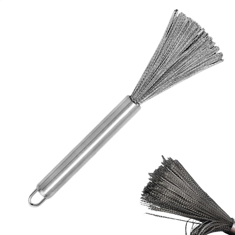 Kitchen Cleaning Stainless Steel Pot Brush Can Clean Dishes Cleaning Powerful Decontamination Tool Long Handle kitchen washing