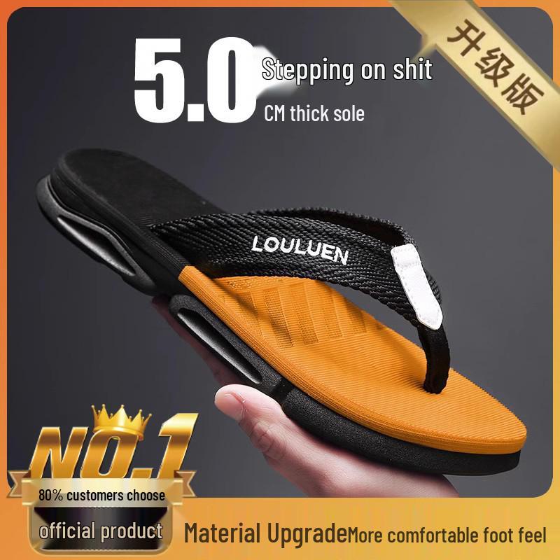 Herren Vietnamesische Rutschfeste Sommer-Zehensandalen: Zehensandalen für den Außenbereich mit einzigartiger Dämpfung, perfekt für Strandsport