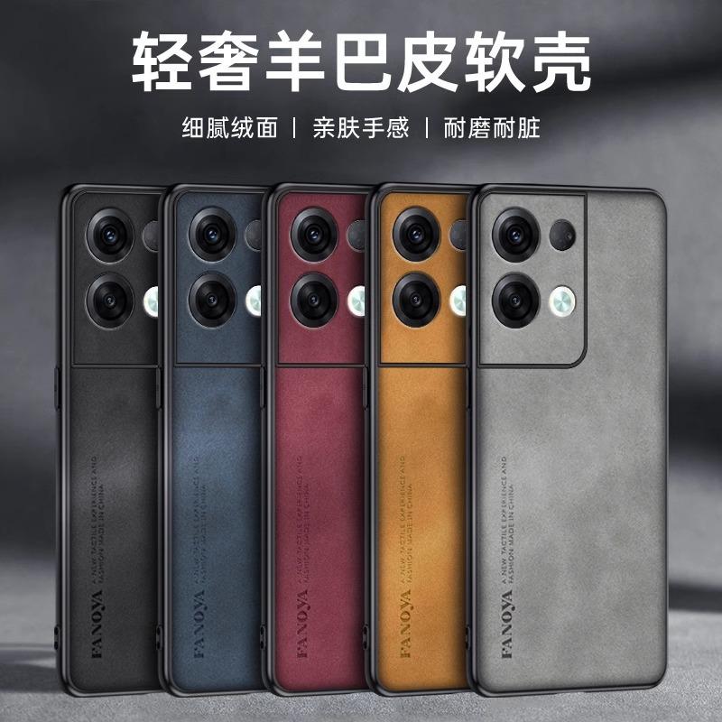 Applicable To Reno1 Mobile Phone Case Sheepskin Oppo Reno1Pro Lambskin Pro + Mobile Phone Case Anti-drop Protective Case