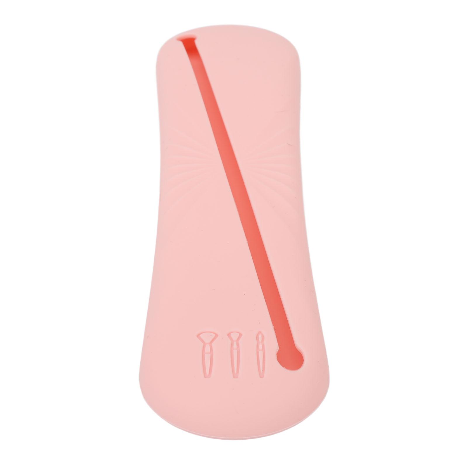 

Silicon Makeup Brush Holder Large Capacity Dustproof Portable Travel Cosmetic Brushes Case Bag