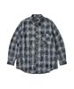 LIBERE Western Ombre Shirts / Navy