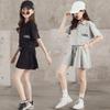 Summer Girls Sports Children Girl Kids Tracksuit Girls Polo Shirts Shorts