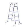 Above Ground Pool Ladder, 3-Step Steel A-Frame Swimming Pool Stairs for 106.7 Cm High Wall, 136 Kg Capacity Entry/Exit Steps with Secure Non-Slip