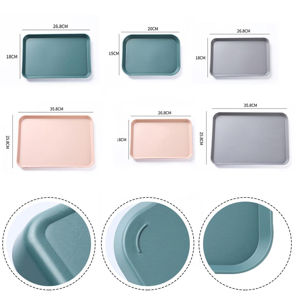 Anti Slip Plastic Food Tray Serving Tray Large Medium