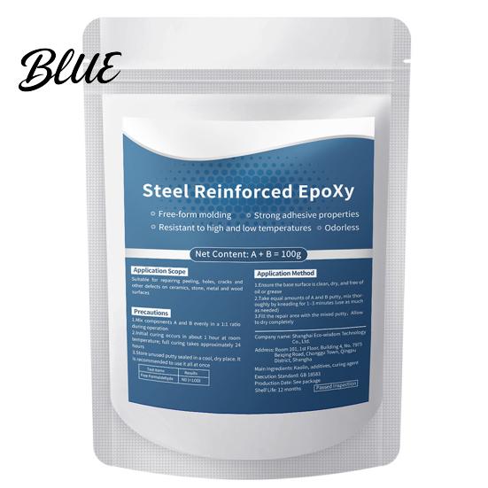 Household Repair Epoxy 1/2Pcs 100G Steel Reinforced Putty Multi-Purpose Sculpt Clay for Cracks 1pc