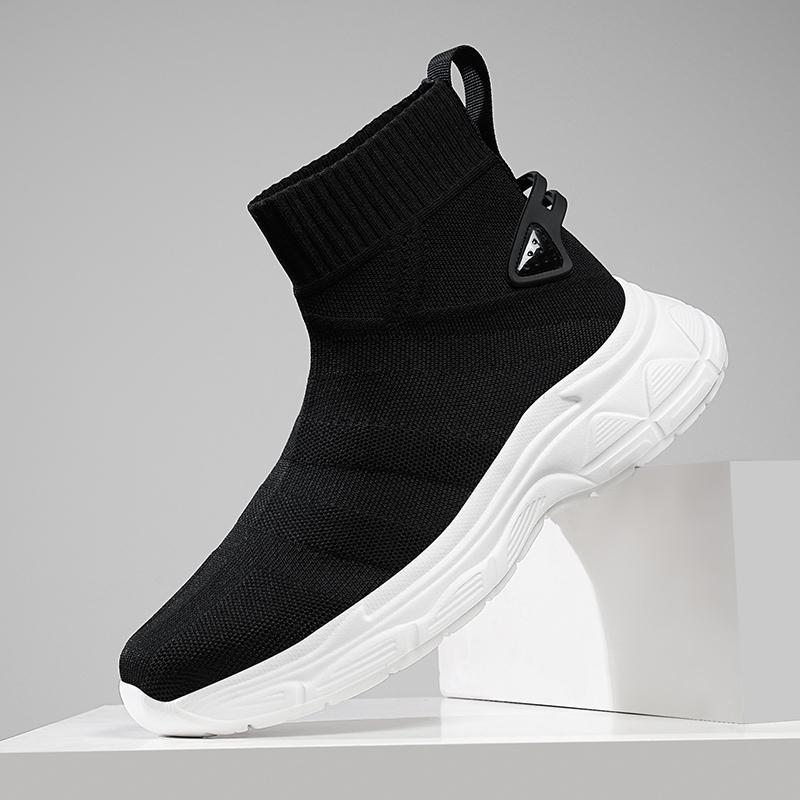 Man Sneakers Breathable Soft Fashion Men's Height Increasing Casual Daddy Shoes Damping Outdoor Jogging Shoes Zapatillas Hombres