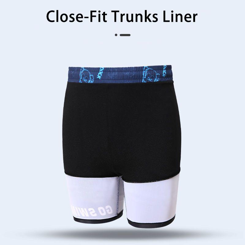(L-5XL)Badebukser for menn Anti forlegenhet Løs raskt tørr badeshorts for menn ved sjøen Badedrakt Hot Spring Badetøy