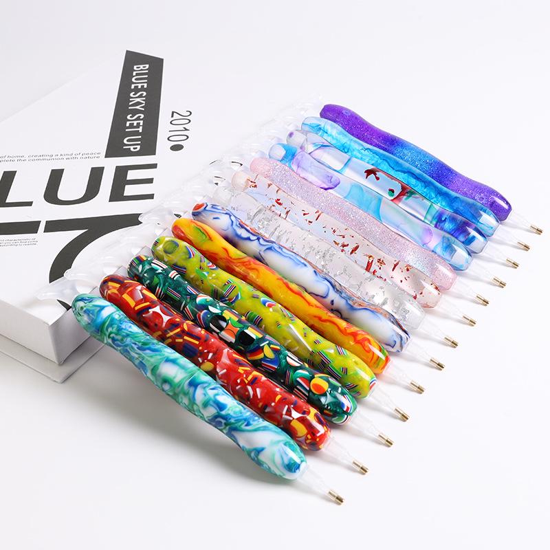 Dual-Head Resin Pen Set for 5D Diamond Painting - DIY Craft Tool