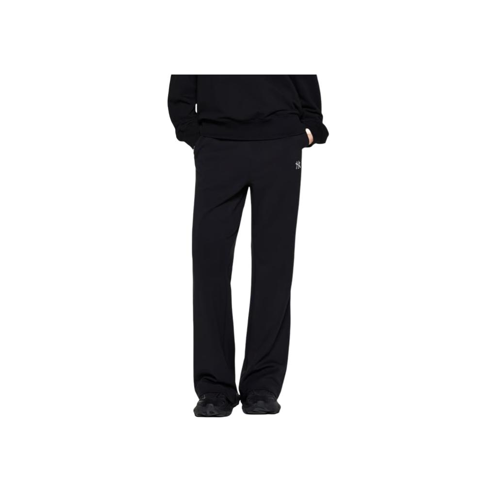 MLB New York Yankees Solid Logo Drawstring Casual Pants Women bottoms 3FPTB0254-50BKS