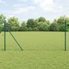 Hexagonal Fence vidaXL Green 1x10 M Steel 3352637