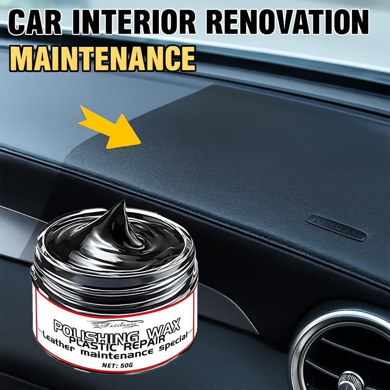 3 Second Plastic Repairer - Fast Restoration Formula for Dashboards, Tires, Bumpers and Seats - Long-Lasting ABS Coating Agent w