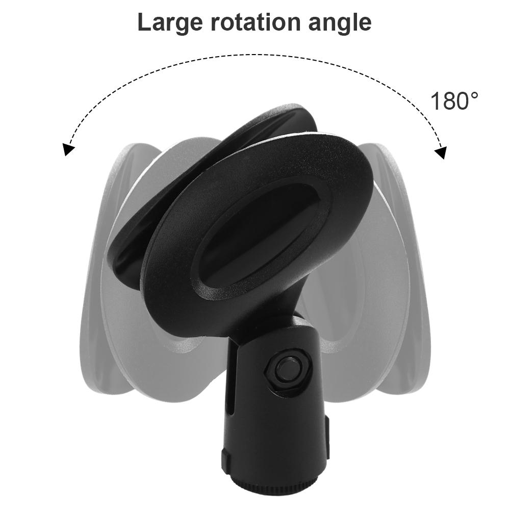 Mic Stand No Hole Clip-On Microphone Clamp Microphone Holder Wireless Microphone Mount Mic Clip