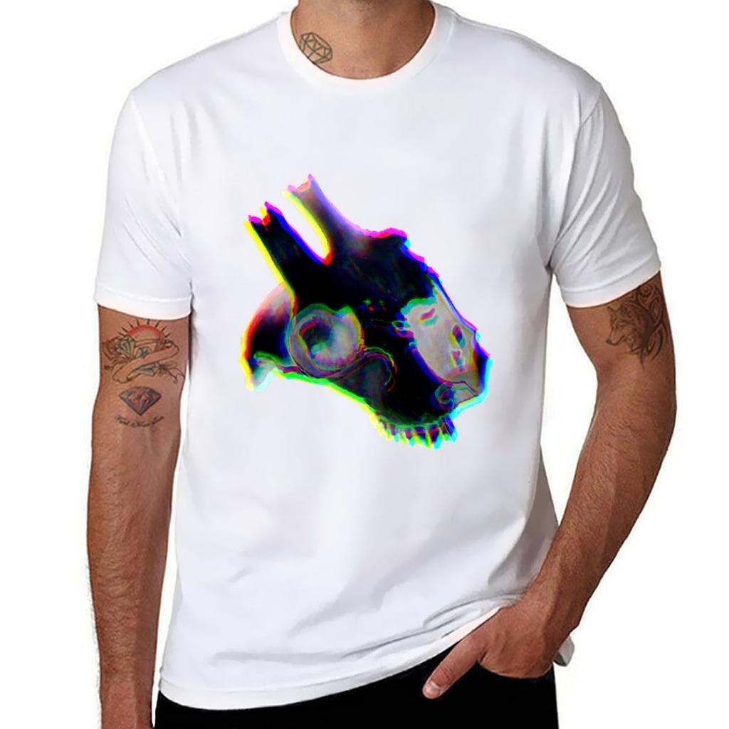 Animal Skull Invert Tshirt Large Size Soft Cotton Tshirt