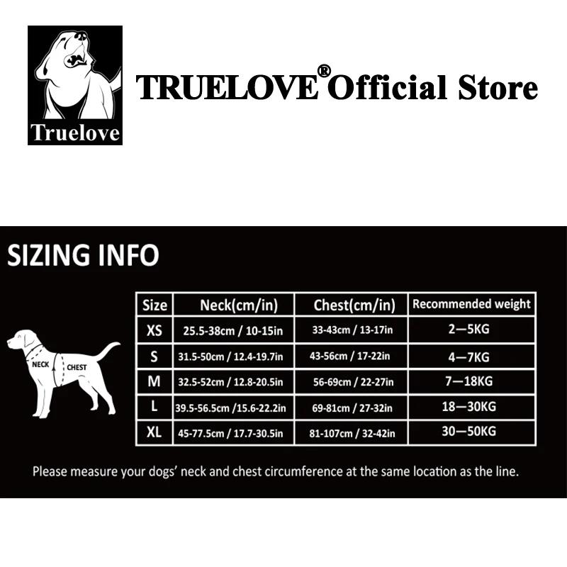 TRUE LOVE Pet Harness No Pull Nylon Riflettente Pet Harness Regolabile Comodo Controllo Step-in Brilliant Truelove TLH5654