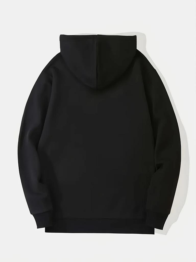 Men's Christmas Deer Print Hoodies Fashion Casual Hooded Sweatshirt For Fall Winter Men's Clothing