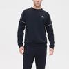 New FILA Sweatshirts Men's Pitch Black A11M131222FBK