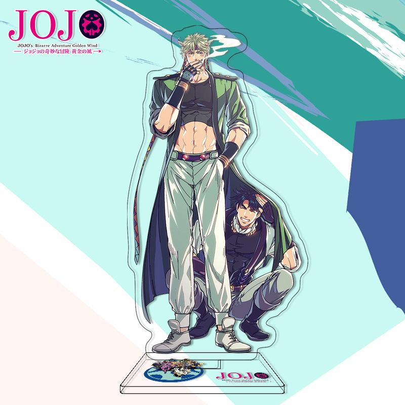 JOJO s Bizarre Adventure Golden Wind Anime Acrylic Standee Character Display Figurine Dropshipping Anime Merchandise