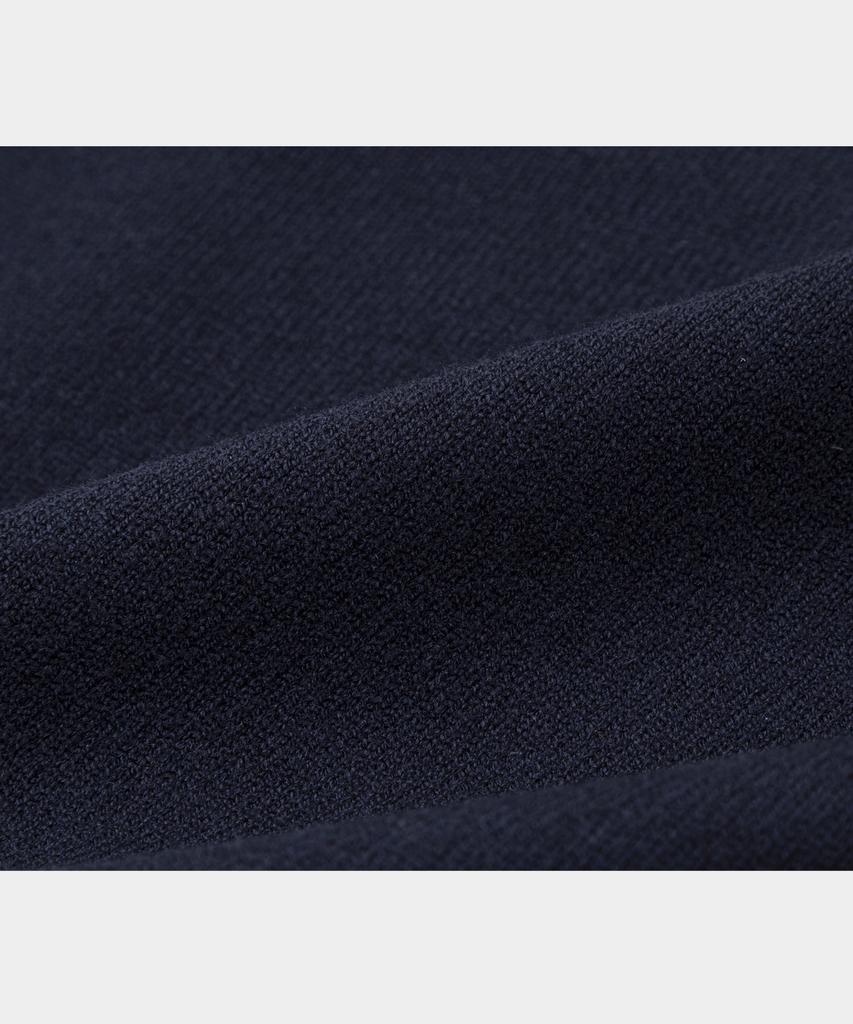 LETTERCOMO Essential Daily Round Knit Navy