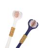 6 Pcs Family Soft Bristled Three Sided Toothbrush - Efficient Cleaning Three Headed Manual Toothbrush