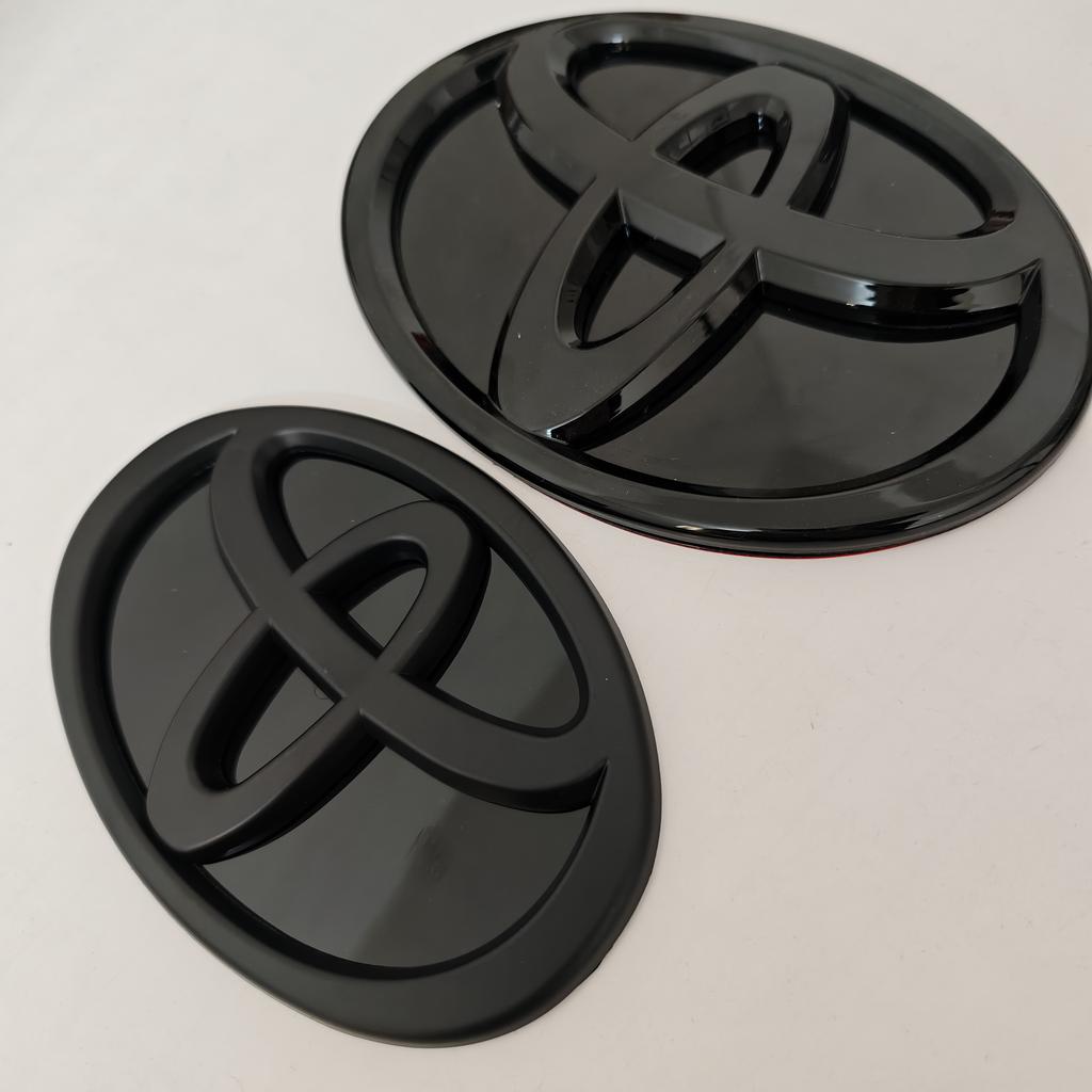 2026 Nowe Do Toyoty Zmodyfikowane Czarny Spód Przednia Maskownica Emblemat Bagażnik Logo Samochodu Pasuje do Toyota RAV4 CAMRY COROLLA LANDCRUSER RA
