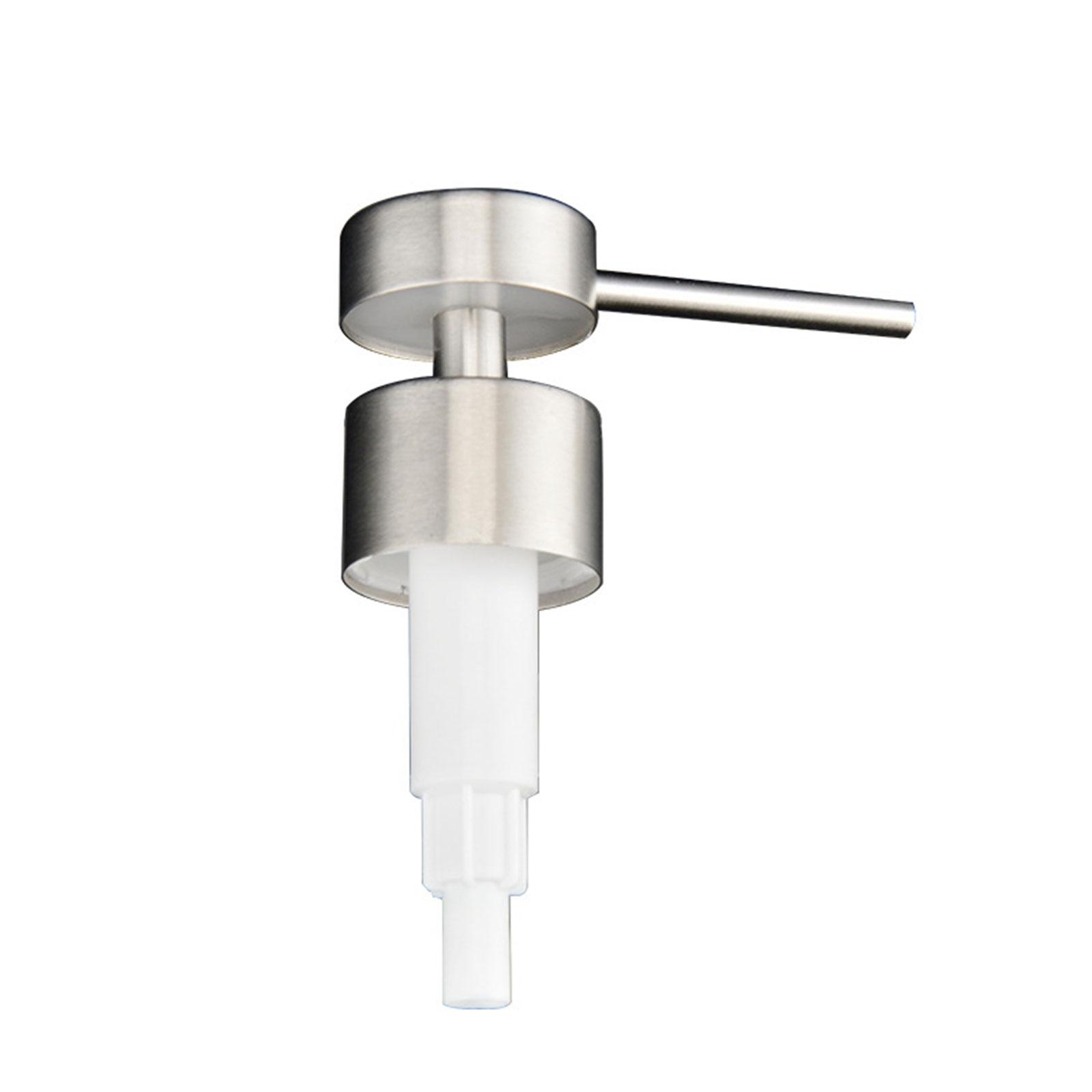 

Насадка-помпа для дозатора мыла из нержавеющей стали, сменная нажимная головка для дозатора лосьона для ванной и кухни, для бутылок с жидкостью G