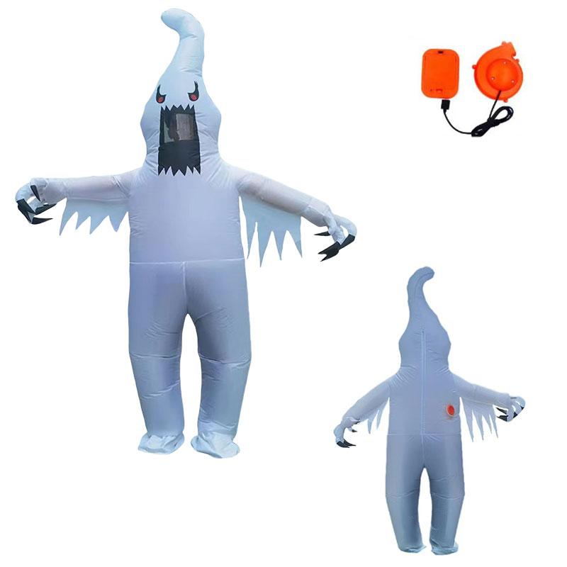 Ghost Halloween Inflatable Costume Adult Carnival Party Cosplay  Venue Decor