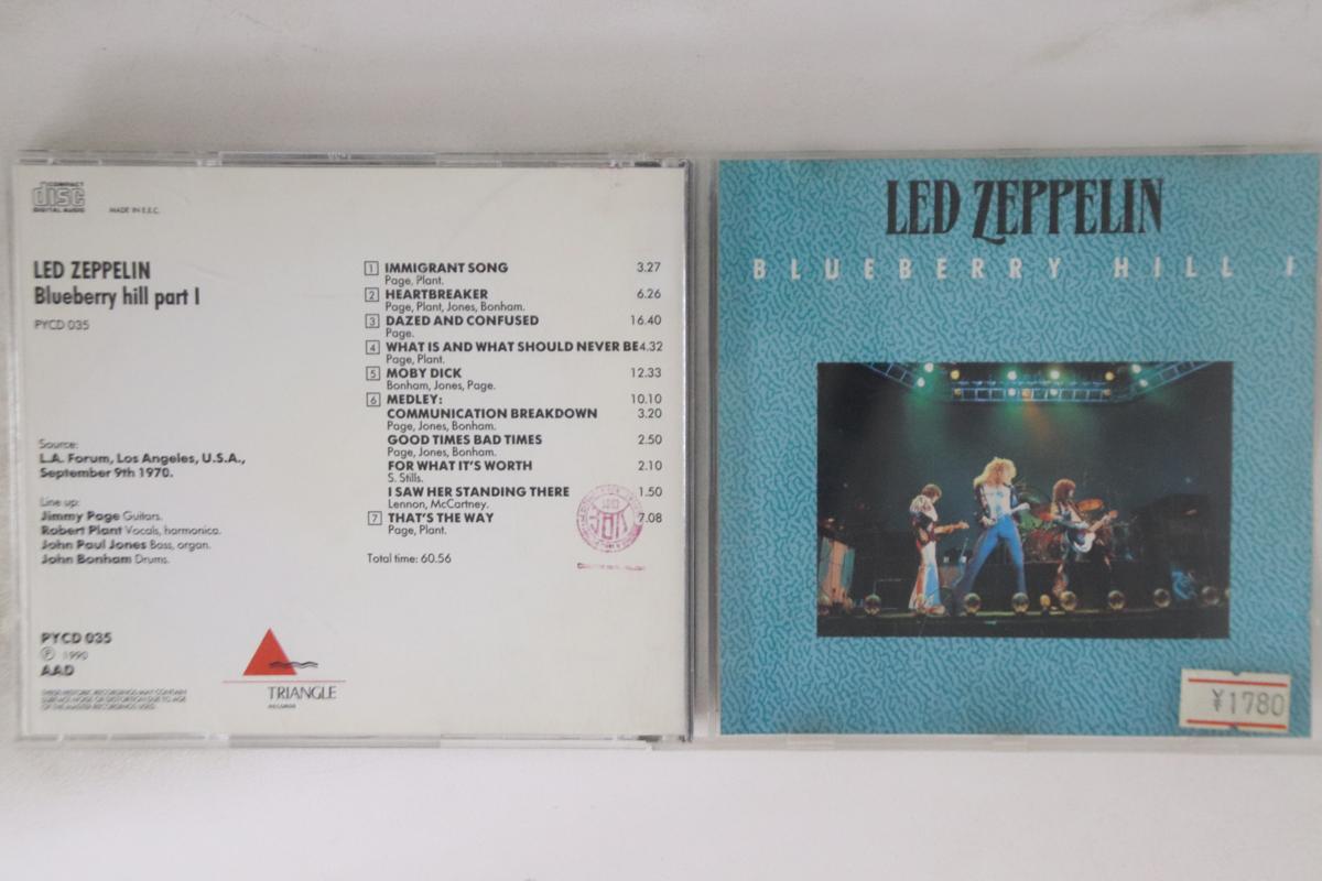 

CD LED ZEPPELIN - Blueberry Hill I PYCD035 TRIANGLE Europe Rock Used