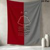 Nottingham Forest FC Wall Tapestry Aesthetic Wall Hanging Printed Fabric Blanket Decorative Tapestries for Bedroom Living Room Home Decor
