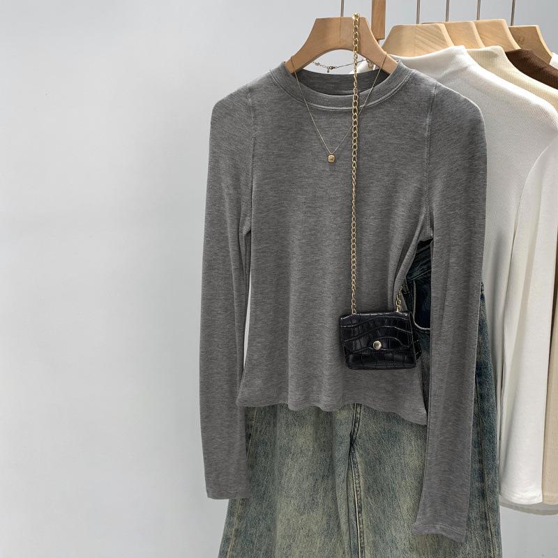 Women s 2025 New Style Slim Fit White Lyocell Tencel Base Layer T-Shirt Extra Large