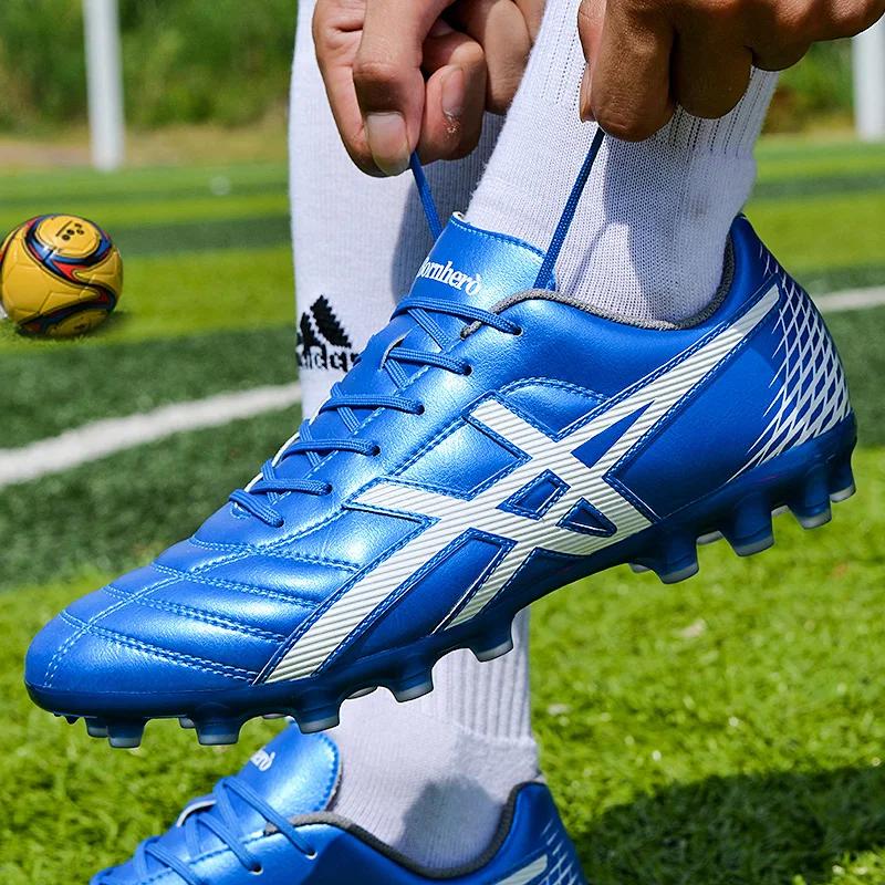 Men Soccer Shoes Society Football Boots Casual Sportswear Unisex Grass Cleats Training Comfortable Boy Casual Football Boots