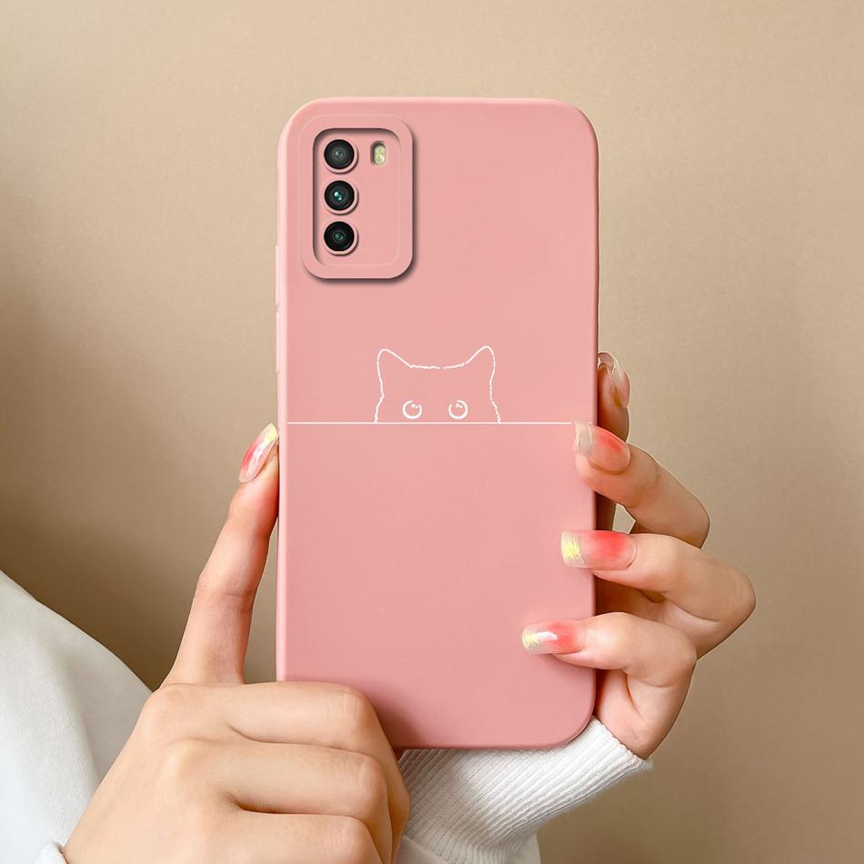 Fun Case For Xiaomi Poco M3 Pro Cute Soft Smooth Liquid Silicone Full Protection Anti Choc Phone Cover For Poco M 3 M3Pro Shell