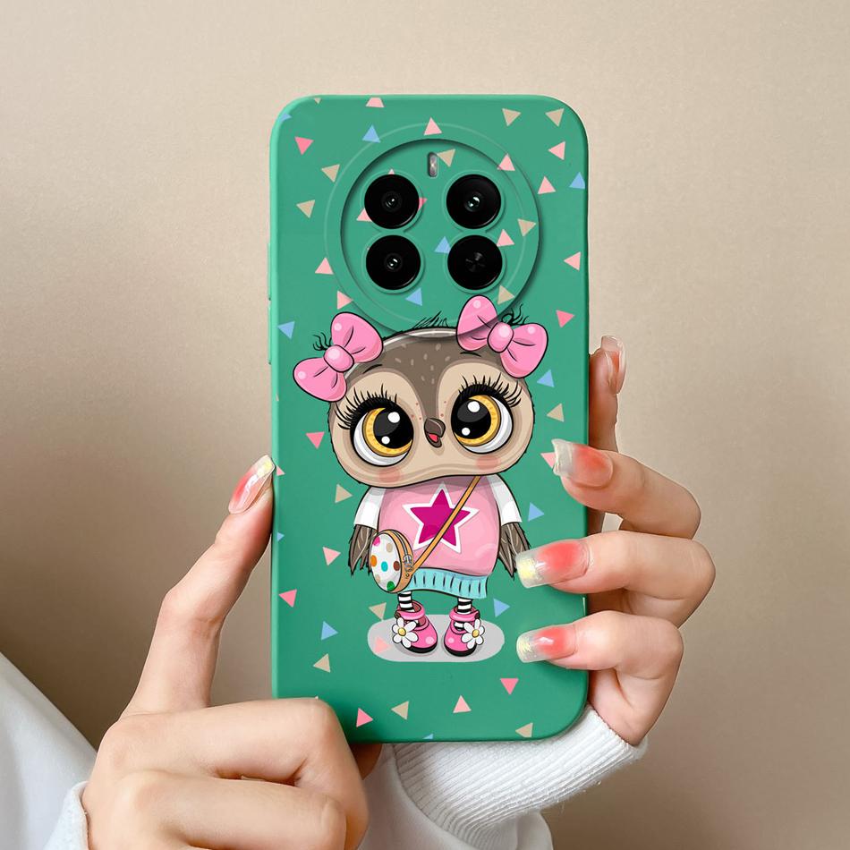 Love Heart Case For Realme 12 Pro Plus 12 Lite Back Cover For Realme12 4G Funda Liquid Silicone Camera Protection Phone Housing