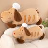 Chef Law Stick Dog Cuddle Pillow With Short Plush Cover For Nursery Gift Room