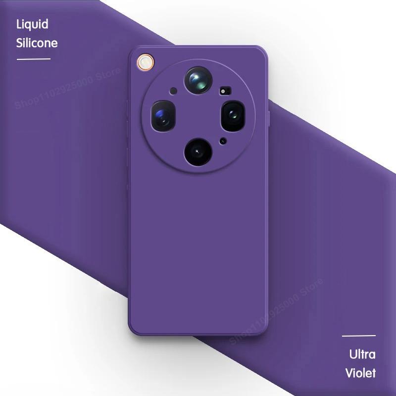 For OPPO Find X9 Ultra X9 Pro Case Liquid Silicone Camera Lens Protector Phone Cases for OPPO Find X9 Ultra X9 Pro Soft Cover