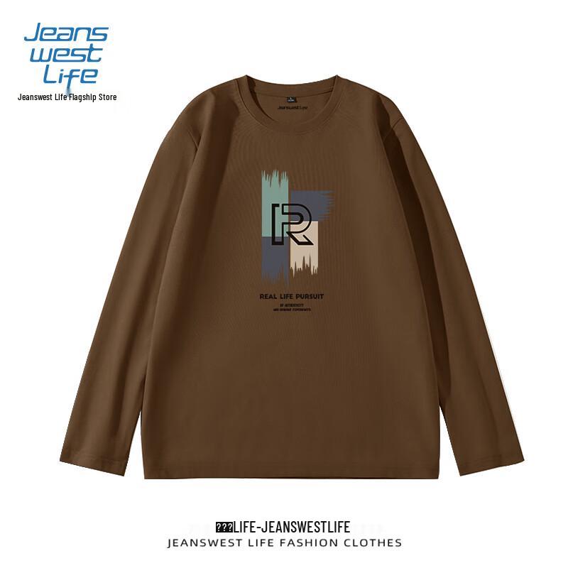Универсальные мужские футболки с круглым вырезом JEANSWEST LIFE L