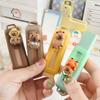 Replaceable Rubber Core Pencil Eraser Cartoon Capybara Pencil Wiping Tool Lovely Rubber Eraser