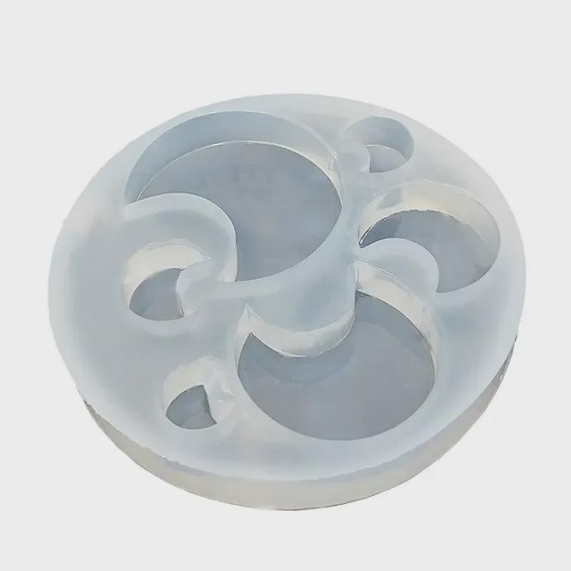 Pandantiv breloc cu cinci colțuri, stea și lună, mucegai din silicon, pentru decorare manuală