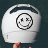 1PC Joyful Face Design Motorcycle Helmet Stickers Waterproof for Motorbike Fuel Tank Scooter Vinyl Decals Decoration for Bikes