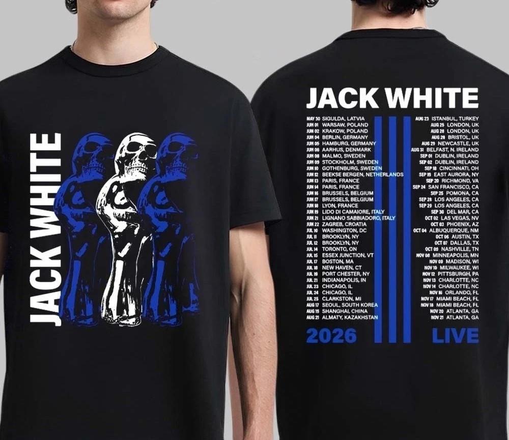 Jack White No Name Tour 2026 Merch Frozen Charlotte T-Shirt S-5XL